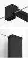 New Trendy Velio Black ścianka prysznicowa walk-in 130x200 cm profil czarny D-0146B