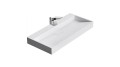 Rea Goya Umywalka nablatowa konglomeratowa 50 cm, kolor biały REA-U8900