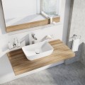 Ravak Uni Slim Umywalka ceramiczna nablatowa 50x31x12,5 cm XJX01150001