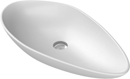 Cerastyle OLIVE umywalka nablatowa 75cm biały mat 071300-97