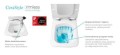 Cerastyle City Rimless miska WC podwieszana antracyt mat 019109-w97 - aranżacja