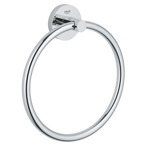Grohe Essentials wieszak na ręcznik 18 cm okrągły chrom 40365001