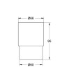 Grohe Essentials szklanka kryształowa 6,6 cm 40372001