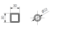 Terma Fiona One grzejnik łazienkowy z wbudowaną grzałką One 1380x430 WZFIE138043