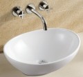 Umywalka blatowa SOFIA 405 x 335 mm Rea ceramika owalna biała SOFIA40