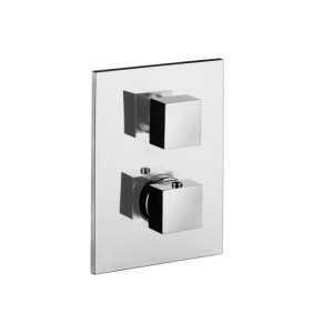 Paffoni LEVEL bateria natryskowa termostatyczna podtynkowa 3-drożna, kolor chrom, LEQ519CR