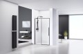 Rea Solar Black drzwi do kabiny prysznicowej, 90x190 cm, kolor czarny, REA-K6319- aranżacja
