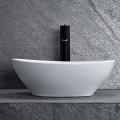 Bardzo mała owalna umywalka nablatowa Rea Sofia Mini 34cm, kolor biały, REA-U0623 - aranżacja