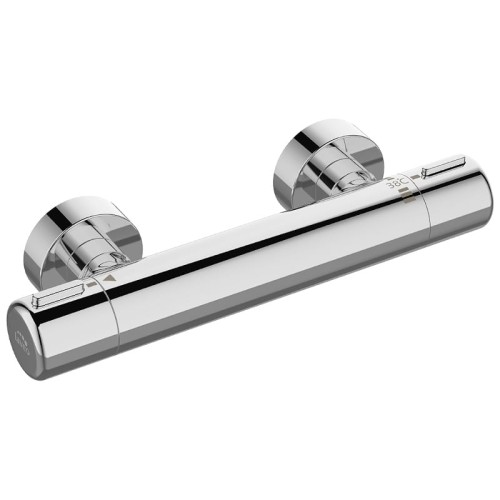 Laveo Pretto Bateria natryskowa ścienna termostatyczna, chrom, BAO_04TD