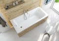 Sanplast Modesta wanna prostokątna 150x70 akrylowa kolor biały 610-340-0040-01-000- aranżacja