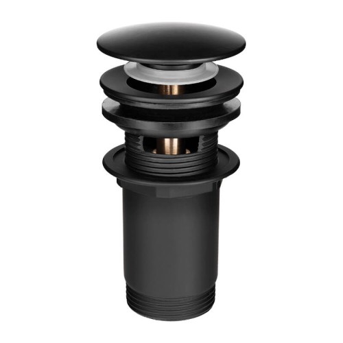 Laveo korek klik-klak do umywalki z przelewem, czarny, CKK_72R3