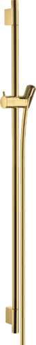 Złoty Drążek prysznicowy Hansgrohe Unica S Puro, 90 cm z wężem, złoty, 28631990