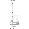 Geberit Duofix Basic stelaż podtynkowy do bidetu H112 111.534.00.1