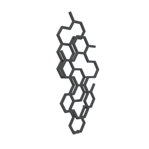 Grzejnik Terma HEX grzejnik dekoracyjny 1220x486mm (pionowy), kolor Metallic Black (MBC) podłączenie ZX WGH2X122048KMBCZX