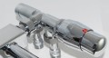 Zestaw termostatyczny Varioterm Unico z głowicą i rurką zanurzeniową, figura kątowa prawa chrom UGS0202CFK/P - aranżacja