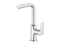 KLUDI PURE&STYLE Jednouchwytowa bateria umywalkowa DN 15, z zestawem odpływowym (sterowanie boczne), chrom 400250575