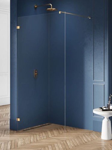 Avexa gold ścianka prysznicowa walk-in złote profile EXK-1816.jpg
