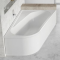 Wanna asymetryczna CHROME Ravak 160x105cm prawa biała CA61000000