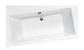 Besco INFINITY, Wanna asymetryczna 150 x 90 cm, wersja lewa, kolor biały, WAI-150-NL