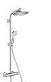 Zestaw prysznicowy Hansgrohe Crometta S 240 27267000 1jet Komplet prysznicowy z deszczownicą 24cm, chrom 

