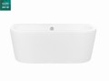 Besco Volya wanna wolnostojąca przyścienna 140x75 cm #WKV-140-WS