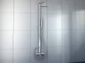 Kohlman Foxal zestaw wannowo-prysznicowy natynkowy z baterią termostatyczną, kolor chrom QW274F