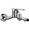 Laveo ALEA bateria wannowa, ścienna, jednouchwytowa, chrom BLE_010D