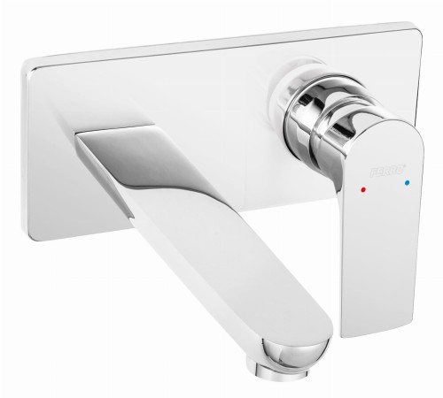 Bateria umywalkowa podtynkowa Ferro Algeo Square, chrom BAQ3PA18