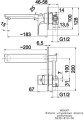 KFA Armatura Mokait bateria umywalkowa podtynkowa, czarny, 5539-810-81