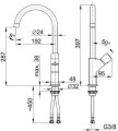 KFA Armatura Morganit Bateria kuchenna, chrom, 4923-915-00