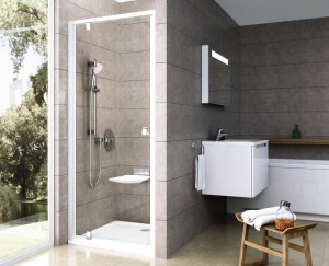 Ravak PIVOT PDOP1-90 Drzwi prysznicowe wnękowe Alubright + Transparent wysokość 190 cm, 90 cm,  03G70C00Z1