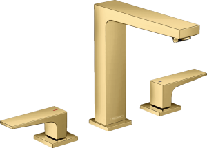 Hansgrohe Metropol bateria umywalkowa, trzyotworowa, złoty, 32515990