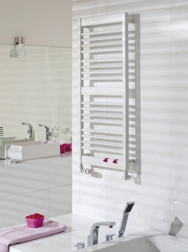 Grzejnik łazienkowy Instal Projekt FRAME kolor biały, moc 449 W, FRA-40/110