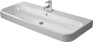 Duravit Happy D.2 Umywalka meblowa z przelewem, otwór na baterię, 1200 x 505 mm, 2318120000