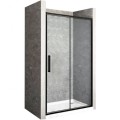 Drzwi prysznicowe składane 100x195 cm Rea Rapid Fold kolor czarny REA-K6420