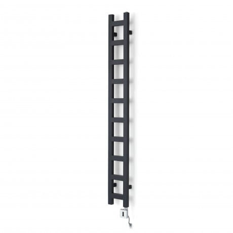 Terma EASY grzejnik łazienkowy 1920x200mm, podłączenie SX, kolor Heban, WGEAS192020-KIHESX