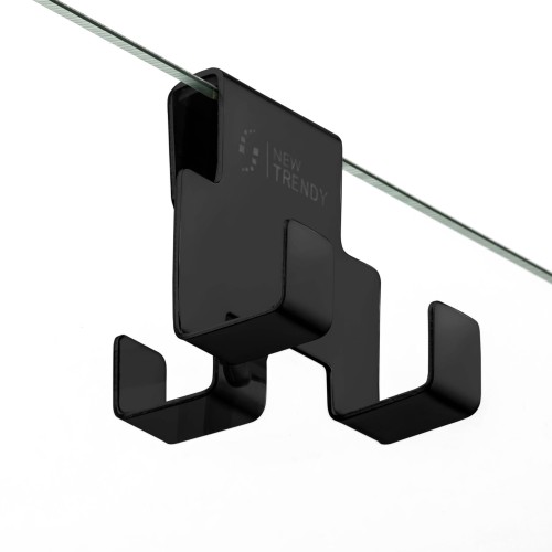 Wieszak na ręczniki kolor czarny mat New Trendy AK-0004