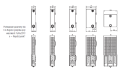 Stelrad Design Line grzejnik pokojowy dekoracyjny typ 22 600x800mm, biały DL22/60/080