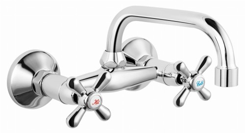 Ferro RETRO bateria umywalkowa, ścienna, chrom, XR3