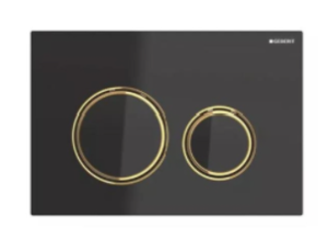 Geberit Sigma21 przycisk spłukujący czarny/mosiądz 115.652.SJ.1