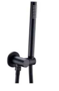 Paffoni Tondo podtynkowy zestaw prysznicowy z przyłączem kątowym, rączka natryskową i wężem prysznicowym 150 cm, kolor biały mat ZDUP094BO