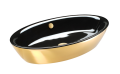 Catalano GOLD & SILVER umywalka nablatowa 70x42 kolor złoty/czarny 170VLNNO