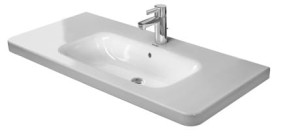 Duravit DuraStyle Umywalka meblowa z przelewem, 1 otwór na baterię, 1000 x 480 mm, WonderGliss, 23201000001
