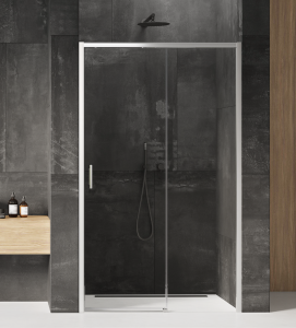 New Trendy Prime drzwi wnękowe przesuwne 110 cm chrom wersja prawa D-0301A