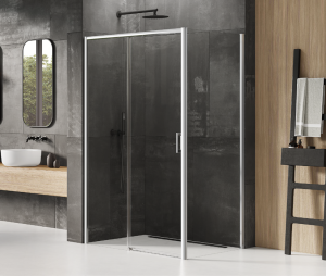 New Trendy Prime kabina prostokątna 100x90x200 drzwi przesuwne, wersja lewa, profil chrom D-0298A/D-0124B