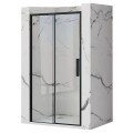 Rea Rapid Slide Black 120 drzwi prysznicowe przesuwne, profile kolor czarny REA-K6401