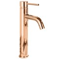 Rea Lungo Rose Gold, bateria umywalkowa wysoka, kolor złoty róż REA-B6321