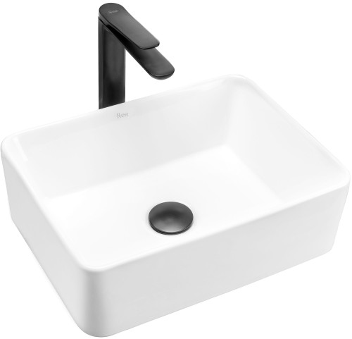 Rea Anita Mini umywalka nablatowa 41x31 cm, kolor biały REA-U0952