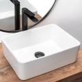 Rea Anita Mini umywalka nablatowa 41x31 cm, kolor biały REA-U0952