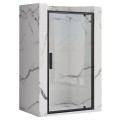 Rea Rapid Swing drzwi prysznicowe uchylne 100,  profil czarny REA-K6410